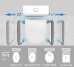 Adjustable Toilet Safety Rail for Senior Assistance