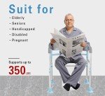 Adjustable Toilet Safety Rail for Senior Assistance