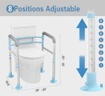 Adjustable Toilet Safety Rail for Senior Assistance