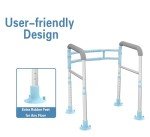 Adjustable Toilet Safety Rail for Senior Assistance