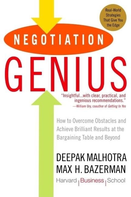 Negotiation Genius: Master Obstacles for Success