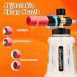 DANCINGBOAR Adjustable Foam Cannon with Nozzle