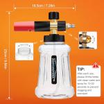 DANCINGBOAR Adjustable Foam Cannon with Nozzle