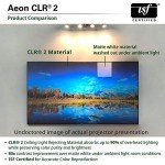 Elite Screens Aeon CLR2 123" Ambient Light Rejecting Projector Screen