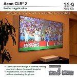 Elite Screens Aeon CLR2 123" Ambient Light Rejecting Projector Screen