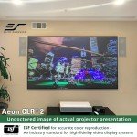 Elite Screens Aeon CLR2 123" Ambient Light Rejecting Projector Screen