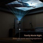 Adjustable 4K Projector Stand with 360° Rotation