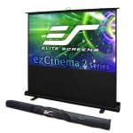 Portable 95-Inch 4K Manual Projector Screen