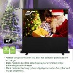 Portable 95-Inch 4K Manual Projector Screen