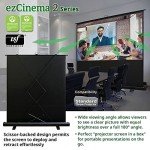Portable 95-Inch 4K Manual Projector Screen
