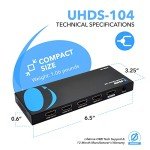 OREI 4K 60Hz HDMI Splitter 1x4 - UHDS-104