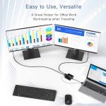 4K DisplayPort to Dual Splitter Adapter