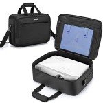 4K Projector Carrying Case with Laptop Compartment