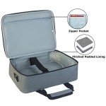 Doksmeria Portable Projector Carrying Case with Pockets