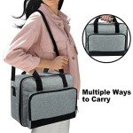 Doksmeria Portable Projector Carrying Case with Pockets
