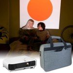 Doksmeria Portable Projector Carrying Case with Pockets