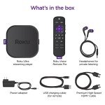 Roku Ultra 4K Video Projector with Voice Remote