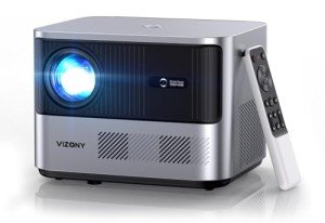 VIZONY 4K Support Bluetooth Projector with Electric Focus