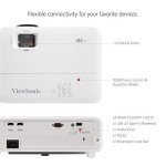 ViewSonic PX701-4K 3200 Lumens Home Theater Projector