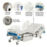 Premium Electric Hospital Bed with Mattress Included