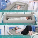 Portable Inflatable Bath Basin for Patients
