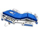 Electric Hospital Bed with Foam Mattress and Rails