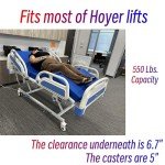 Electric Hospital Bed with Foam Mattress and Rails