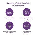 Adjustable Electric Hospital Bed with Custom Mattress