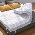 PERLECARE Gel Memory Foam Hospital Air Mattress Topper