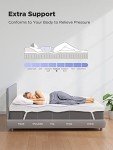 PERLECARE Gel Memory Foam Hospital Air Mattress Topper