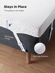 PERLECARE Gel Memory Foam Hospital Air Mattress Topper