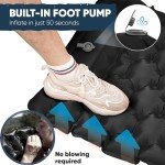 Enhanced Air Mattress for Patients with Built-in Pillow