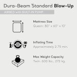 Dura-Beam Hospital Air Mattress with Electric Pump