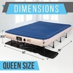 SereneLife Inflatable Air Mattress for Patients - Queen