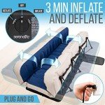 SereneLife Inflatable Air Mattress for Patients - Queen