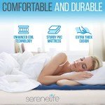 SereneLife Inflatable Air Mattress for Patients - Queen