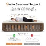Queen Hospital Air Mattress with Built-In Pump