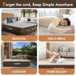 Queen Hospital Air Mattress with Built-In Pump