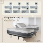 Patient Air Mattress with Adjustable Bed Base Features