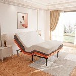 Queen Adjustable Bed with Memory Foam Mattress