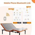 Queen Adjustable Bed with Memory Foam Mattress