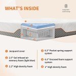 Queen Adjustable Bed with Memory Foam Mattress