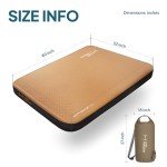 Patient Air Mattress with Self-Inflating Foam Design
