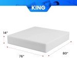 Patient Comfort 14" Gel Memory Foam Mattress
