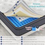 ComfortAir Patient Hospital Mattress - 12 Inch Firm