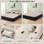 DIMAR GARDEN Hospital Air Mattress with Headboard & Pump