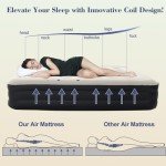 DIMAR GARDEN Hospital Air Mattress with Headboard & Pump