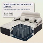 DIMAR GARDEN Hospital Air Mattress with Headboard & Pump