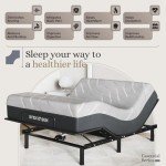 Adjustable Hospital Air Mattress with Cool Gel Foam