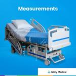 Premium Electric Hospital Bed with Memory Foam Mattress